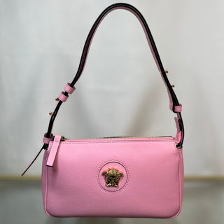 VERSACE La Medusa Leather Pink Shoulder Bag TS3721