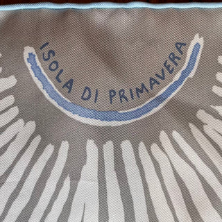 HERMES Isola Di Primavera Silk Scarf