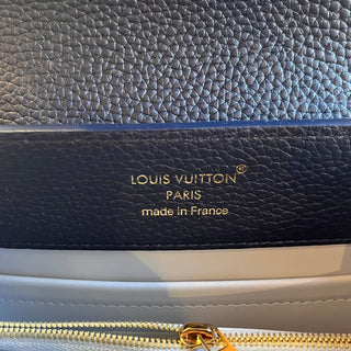 LOUIS VUITTON Capucines BB Colorblock Taurillon Leather Top Handle Bag