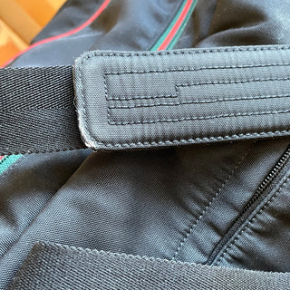 GUCCI Black Techno Canvas Duffle Bag