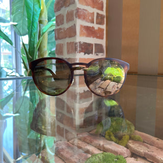 DIOR DiorOnde1 Brown Matte Tortoise Aviator Sunglasses