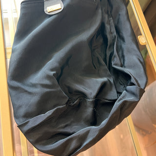 GUCCI Black Embroidered GG Sling Bag