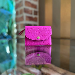 LOUIS VUITTON Pink Murikami Rosalie Wallet