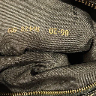 FENDI Canvas Zucca Print Crossbody Black