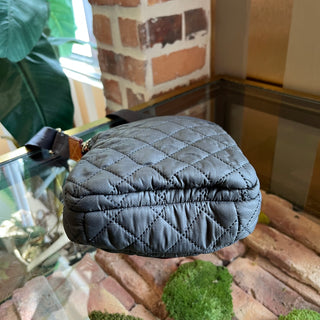MZ WALLACE Metro Gray Quilted Nylon Crossbody