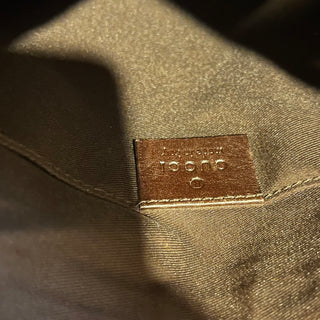 GUCCI Reins GG Monogram Canvas Brown Crossbody Bag