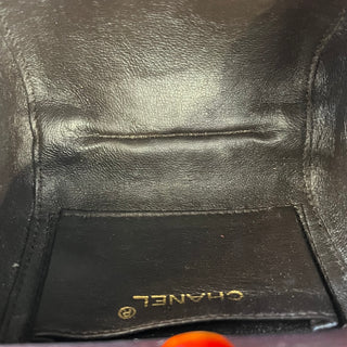 CHANEL Vintage Brown Tortoise Shell Interlocking CC Clutch Bag