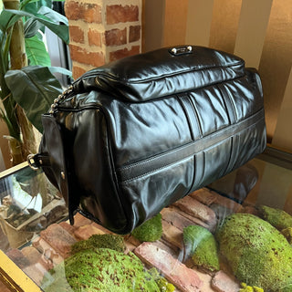 LOUIS VUITTON Keepall Cargo Bandoulière 50 Calf Leather Duffel Bag