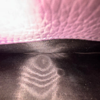 GUCCI Purple Leather Logo Wallet