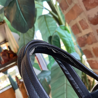 CHANEL CC Around Pocket Blue Caviar Leather Stitched Tote