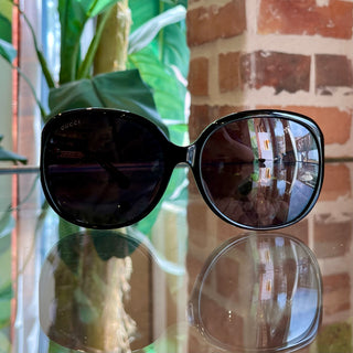 GUCCI GG0080SK 001 Black Oversized Acetate Sunglasses