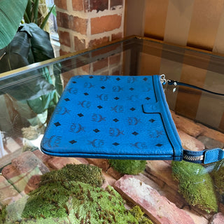 MCM Blue Pochette