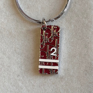 DIOR #2 Oblique Trotter Pendant Necklace