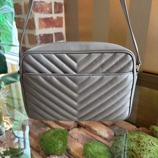 SAINT LAURENT Gray Lou Camera Bag