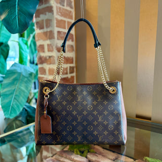 LOUIS VUITTON Brown Surene Monogram Shoulder Bag