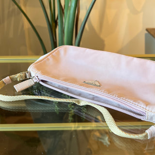 PRADA Pink Nylon Shoulder Bag