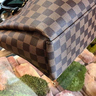 LOUIS VUITTON Odeon PM Brown Damier Ebene Canvas Tote