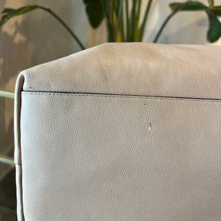PRADA Argilla Glacé Calf Leather Beige Tote Bag