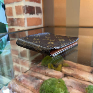 LOUIS VUITTON Mens LV Monogram Brown Coated Canvas Bifold Wallet