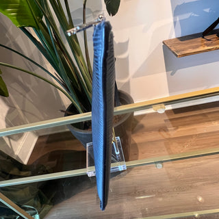 LOUIS VUITTON Navy Epi Leather Neverfull MM