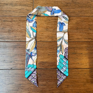 HERMES Tree Of Song Silk Twilly