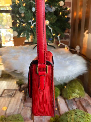 LOUIS VUITTON Red Epi St. Cloud PM VI0971