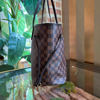 LOUIS VUITTON Neverfull MM Damier Ebene Canvas Tote Bag