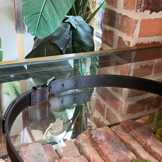 GUCCI Brown Leather Belt 95/38(10US)