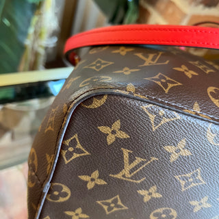 LOUIS VUITTON NeoNoe Poppy Coquelicot Monogram Bucket Bag