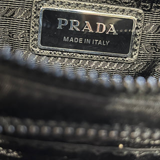 PRADA Black Nylon Belt Bag