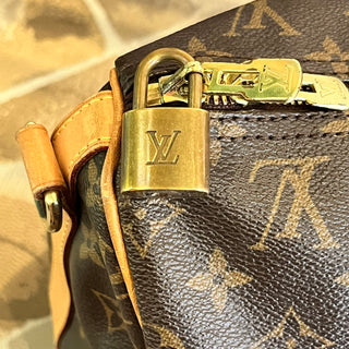 LOUIS VUITTON Speedy Bandouliere 40 Brown Monogram Canvas Weekend Bag