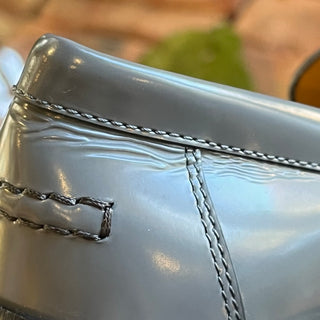 DIOR Gray Calfskin Leather Loafers SZ 35.5 (US 5.5)