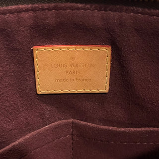 LOUIS VUITTON Flower Brown Monogram Canvas Tote