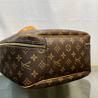 LOUIS VUITTON Excursion Brown Monogram Canvas Top Handle Bag