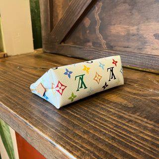 LOUIS VUITTON x Takashi Murakami PM Monogram Multicolor Canvas Cosmetic Pouch
