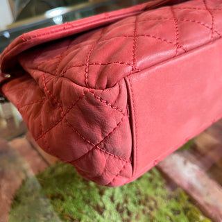 CHANEL Coco Daily Flap Quilted Iridescent Calfskin Leather Shoulder Bag AD1181