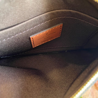 LOUIS VUITTON Loop Pochette Brown Monogram Canvas Pouch