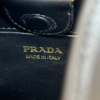 PRADA Cleo Black Leather Hobo Bag