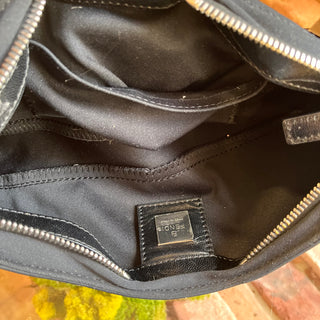 FENDI Baguette Black Neoprene Vintage Crossbody Bag