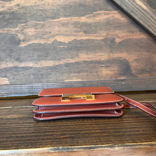 HERMES Constance 18 Evercolor Shoulder Bag