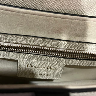 DIOR Saddle Latte Grained Calfskin Shoulder Bag with Strap