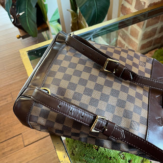 LOUIS VUITTON Soho Brown Damier Ebene Canvas Backpack