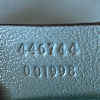 GUCCI Blue Sequin Marmont Shoulder Bag
