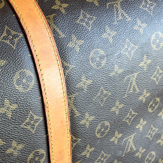 LOUIS VUITTON Keepall Bandouliere 55 Monogram Brown Canvas Duffel