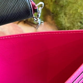 LOUIS VUITTON Felicie Pochette Black Epi Leather Crossbody Bag