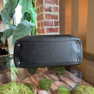 CHANEL Cerf Executive Black Caviar Leather Tote