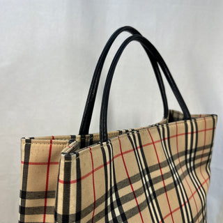 BURBERRY Vintage Check Canvas Tote