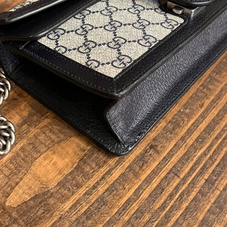 GUCCI Dionysus Medium GG Supreme Monogram Textured Dollar Calfskin Shoulder Bag