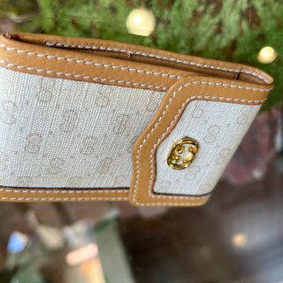 GUCCI Vintage White GG Logo Key Holder Pouch