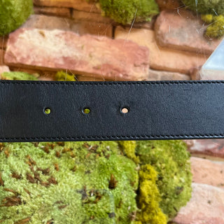GUCCI Multicolor Crystal Marmont Black Leather Belt 80/32 (US 26)